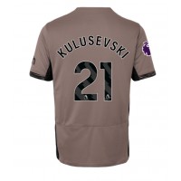 Dres Tottenham Hotspur Dejan Kulusevski #21 Rezervni za Žensko 2023-24 Kratak Rukav